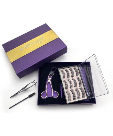 Reusable Magnetic Eyelashes Set | Natural Look 3D Effect | Waterproof False Lashes - Buy Online on SooperMarket.com