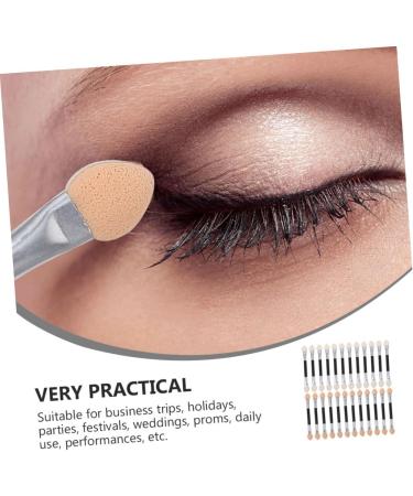 NOLITOY 48 Pcs Latex Eye Shadow Stick Makeup Brush Eye Shadow Applicator Makeup H3210 Disposable - Buy Online on SooperMarket.com