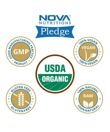 Nova Nutritions Certified Organic Jaggery Powder (Made from Evaporated Cane Sugar)  Raw & Natural  Also Called Gur  Panela - Buy Online on SooperMarket.com