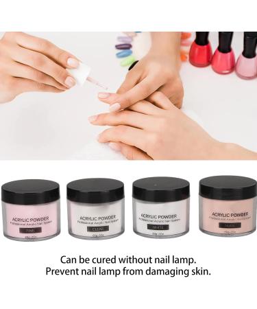 Long Lasting Nail Carving Powder 4 Colors 2.1oz for Manicure 3D Nail Extension Carving Powder with Strong Adhesion DIY Nail - Buy Online on SooperMarket.com