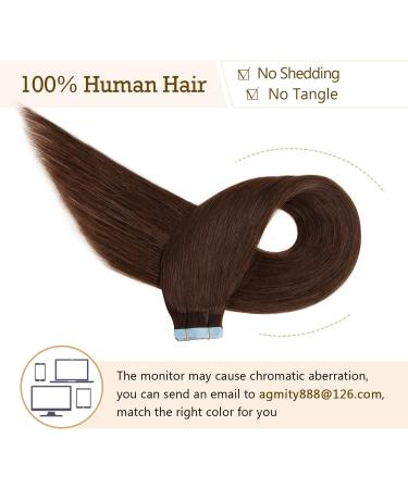 AGMITY Tape in Hair Extensions 100% Remy Human Hair 16 inches 20pcs 40g/pack Invisible Straight Thick Tape in Extensions Real Human Hair(16 inches #2 Darkest Brown) 16 inch #2 Darkest Brown - Buy Online on SooperMarket.com