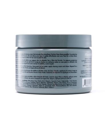 JOHNNY B. Premium Men's Shave Cream 12 oz - Best Shaving Cream for Smooth Skin | International Shipping Available - Buy Online on SooperMarket.com