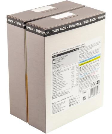 M&S Marks & Spencer Black Pepper Twists All Butter Puff Pastry with Sea Salt Made in France 500g (4 x 125g) - Buy Online on SooperMarket.com