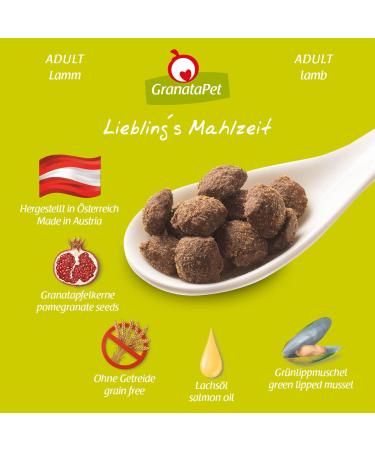Granapet Liebling's Meal Adult Lamb 1.8 kg | Grain-Free No Sugar Additives Dry Dog Food | Premium Single Feed for Adult Dogs - Buy Online on SooperMarket.com