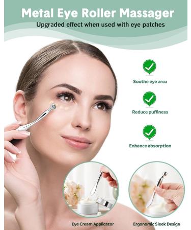 Buy Creamify Reusable Eye Pads 100% Medical Silicone Eco-Friendly Reduces Folds & Fine Lines Includes Metal Applicator & Storage Box - Buy Online on SooperMarket.com