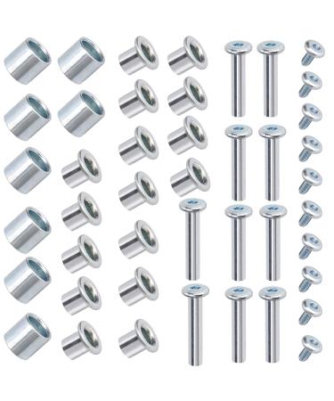 TOBWOLF Inline Skate Axle Spacer Screw Replacement, Aluminum Alloy Rollerblade Skate Wheel Bearing Spacer, Roller Skate Replacement Accessories with Axle & Axles Screws & Wrench 6mm Axle + 6mm Frame Spacer + 8mm Wheel Spacer