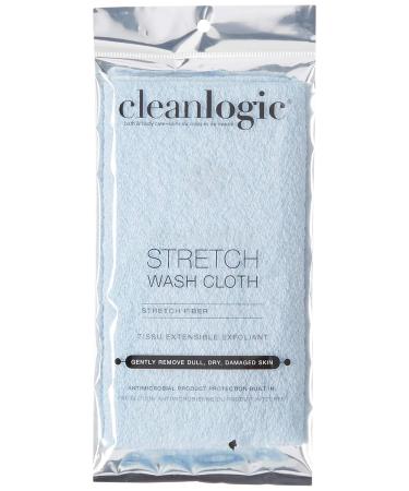 Clean Logic Stretch Bath & Shower Cloth (6 Pack) - Assorted Colors - Buy Online on SooperMarket.com