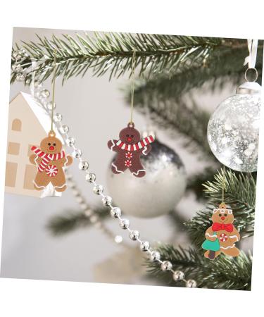 HOMSFOU 24 Pcs Gingerbread Man Ornament Xmas Gingerbread Man Figurine Gingerbread Ornaments Holiday Gingerbread Man Christmas Tree Ornaments Christmas Party Decoration Pvc Gift Household As Shownx2pcs 8X5.5CMx2pcs - Buy Online on SooperMarket.com