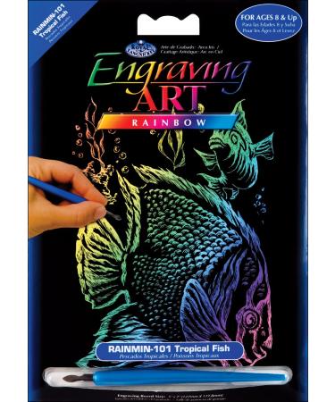 Royal & Langnickel Mini Engraving Art Kits (Tropical Fish) 6 Pieces - Product Description - Royal & Langnickel Mini Engraving Art Kits- Description: Tropical Fish- Color: Rainbowintroduce The Ancient Art Of Engraving To Young Artists With The ...