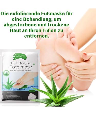 P-Beauty Footmaster Aloe - Intensive Foot Care Peeling Socks | Remove Rough Skin Cracks & Calluses | 5 Pairs for Silky Soft Feet - Buy Online on SooperMarket.com
