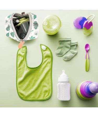 Stylish Techsome Pacifier Holder & Strap | Clip for 2 Pacifiers | Perfect for Travel & Outdoor Activities | Green Baby Utensils - Buy Online on SooperMarket.com