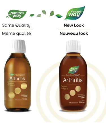 Nature's Way NutraSea Omega-3 - Arthritis - Rheumatoid Arthritis Support 2800mg (1800 mg EPA 1000 mg DHA) Citrus Flavour 200ml Liquid - Buy Online on SooperMarket.com
