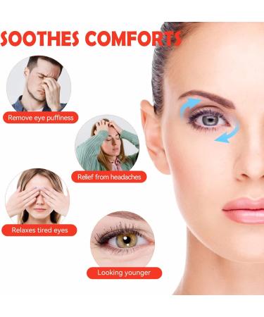 Reusable Gel Eye Mask for Dark Circles & Puffiness - Cold/Hot Packs for Migraine Relief - 3 Pack - Buy Online on SooperMarket.com