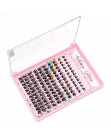 Bodermincer 120 Cluster Mixed Professional Individual EyeLashes - 10-12-14-16mm - False Eyelash Extension - Buy Online on SooperMarket.com