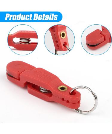 TSV 10 PCS Heavy Tension Snap Release Clips with Key Ring for Offshore Fishing - Red - Buy Online on SooperMarket.com