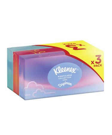 Kleenex Trio Collection facial tissues 3 design boxes with 70 tissues each
