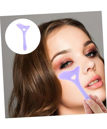 minkissy Eyeliner Stamp Silica Gel Eyelashes Protection Purple 12.00X6.00X0.50CM Purple - Buy Online on SooperMarket.com