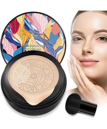 Whalegrass Air Cushion CC Cream Whale Grass Make Up Mushroom Head Air Cushion CC Cream - BB Cream Foundation Makeup Moisturizing Concealer Makeup Long Lasting Matte Easy to Apply (Brighten) 20.00 g (Pack of 1) Brighten - Buy Online on SooperMarket.com