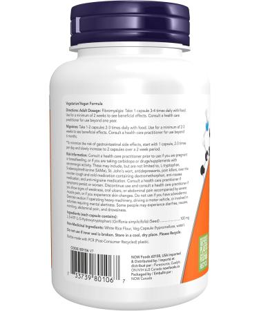 NOW Supplements Relora 300mg Capsules 120 Count & Supplements 5-HTP (5-Hydroxytryptophan) 100mg Capsules 120 Count SUPPLEMENT + SUPPLEMENT NOW 5-HTP 100mg - Buy Online on SooperMarket.com