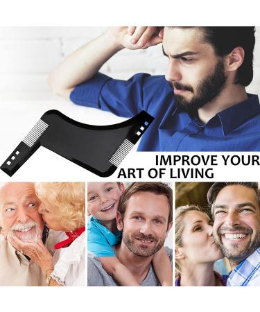 Barte Beard Template & Comb - Perfect Chin Beard Forms for Kids & Adults | International Shipping - Buy Online on SooperMarket.com