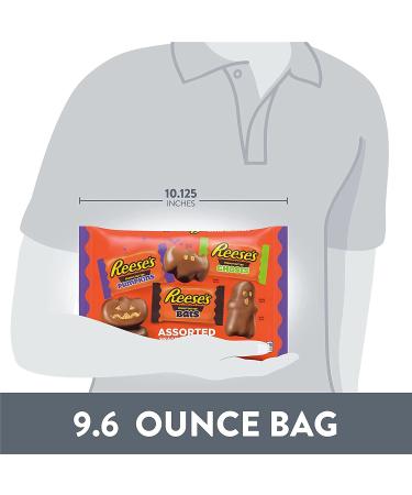 REESE'S Halloween Milk Chocolate Peanut Butter Snack Shapes Candy 9.6 oz Variety Bag - Buy Online on SooperMarket.com