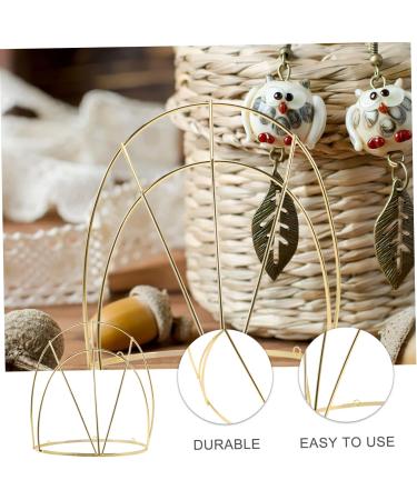 KESYOO Chinese Traditional Headdress Accessory Hair Headwear Hanfu Ancient Making Frame Crown 17x14cm Golden - Buy Online on SooperMarket.com