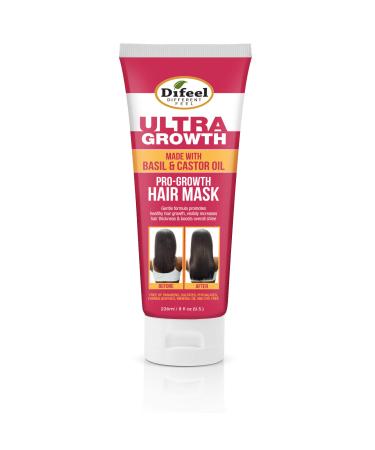 Difeel Ultra Growth Basil & Castor Oil Pro Growth Hair Mask 8 oz.