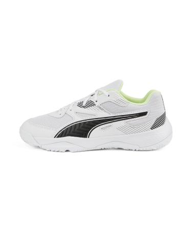 PUMA Unisex Kinder Solarflash Jr Ii Hallenturnschuh 32 EU Puma White Puma Black Fizzy Light