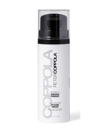Peter Coppola Full Volume Styling Cream - Volumizing Lightweight Blow Dry Cream for Thickening Adding Volume and Styling All Hair Types 4.4oz