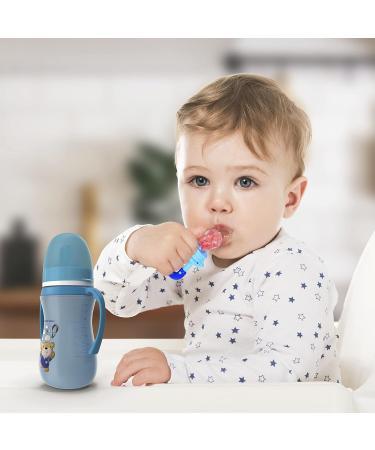 CHILLAX Fruit Feeder Pacifier Teether Toys - Set of 2 | Non-BPA Silicone Teethers for Babies | Easy-to-Grip & Dishwasher-Safe | Ideal for Infants 6+ Months | 4.15x2.03 - Buy Online on SooperMarket.com