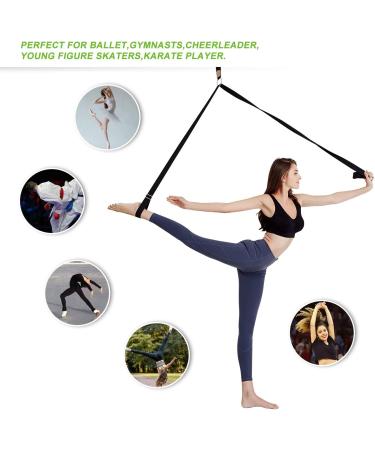 UBING Leg Stretcher Door Flexibility Trainer | Splits Trainer for Dance Ballet | Over The Door Stretch Strap for Flexibility - Light Purple - Buy Online on SooperMarket.com