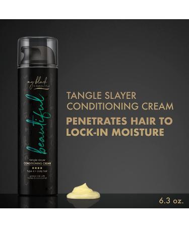 MBIB Golden Milk Tangle Slayer 6.3oz Leave-In Conditioner | Coconut Oil, Honey & Turmeric | Sulfate-Free for Type 4 Curly/Coily Hair - Buy Online on SooperMarket.com