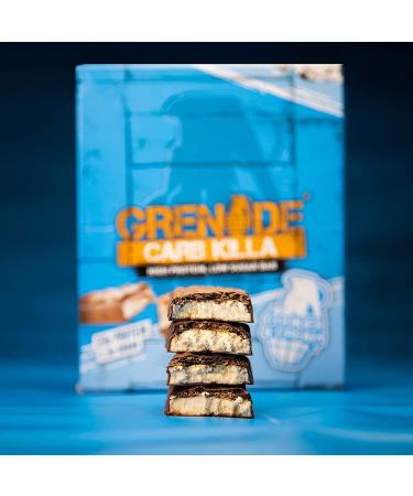 Carb Killa Cookies & Cream Bar 12x60g - High Protein Snack - Buy Online on SooperMarket.com