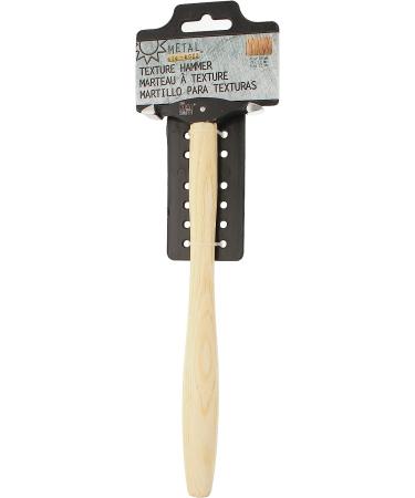 Beadsmith Sharp Texturing Hammer - 9 Wooden Handle, 73.5mm Steel Head, 1.2oz, Two 12mm Faces - Metalwork Texturing Tool for Patterns & Dimension - Buy Online on SooperMarket.com