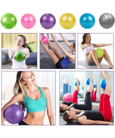 XIECCX Mini Yoga Ball 9 Inch - Home Exercise Pilates Therapy Balance Barre Equipment - Core Stability Training for Physical Fitness - Black - Buy Online on SooperMarket.com