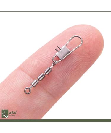 Zite Fishing Triple Swivel Set - 15 Pieces 3 Sizes for Trout & Sbirolino - Essential Fishing Accessories - Buy Online on SooperMarket.com
