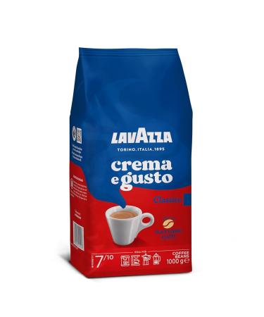 Lavazza Crema e Gusto Classico - Roasted Coffee Beans (1kg) | Spicy Aroma Intensity 8/10 Ideal for Espresso - International Shipping - Buy Online on SooperMarket.com