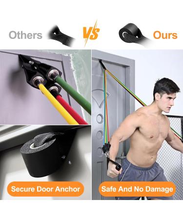 Buy Lectorias 5 Fitness Straps & Resistance Bands for Strength Training - Includes 2 Hand Straps 2 Ankle Straps T r Anker & Storage Pocket - International Shipping - Buy Online on SooperMarket.com