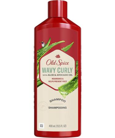 Old Spice Wavy Curly Shampoo with Aloe & Avocado Oil 13.5 fl oz/400 mL Shampoo (400 mL) - Buy Online on SooperMarket.com