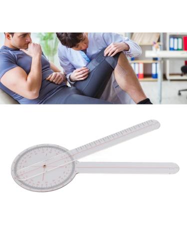 DKaony Physiotherapy Protractor Ruler Convenient Accurate Orthopedic Use Goniometer 0 -360 Easy to Measure for Hospital 12.5x9.2x5.6cm - Buy Online on SooperMarket.com