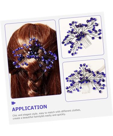 HAPINARY Bridal Wedding Comb Hair Combs for Women Accessories Zircon Hair Comb Wedding Hair Accessories for Brides Bride Wedding Headdress Hair Combs for Women Decorative Hair Insert Comb - Buy Online on SooperMarket.com