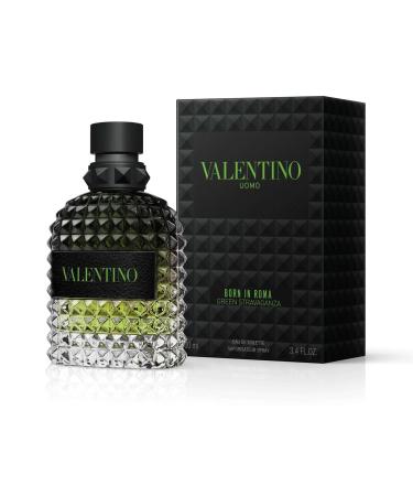 Valentino Uomo Born In Roma Green Stravaganza for Men - 3.4 oz EDT Spray