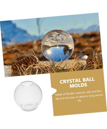 STOBOK 6pcs Crystal Ball Mold Silicone Molds Soap Molds Diy Crystal Ball Ornament Mould Universe 3d Manual - Buy Online on SooperMarket.com