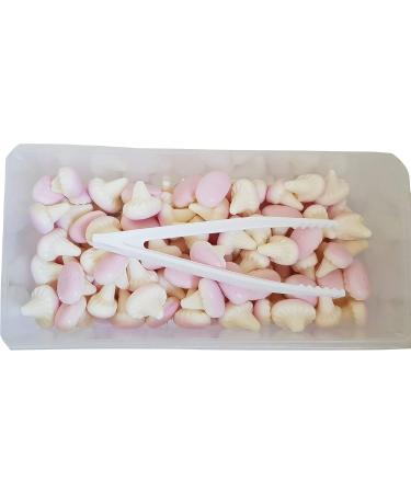 Gum Jelly Sweets Food Set Fruit Flavoured Fried Eggs Mushrooms Giant Strawberry & Love Hearts Retro Sweeties Candy Tubs Gift for Kids of All Ages 800g from Kingdom Supplies. - Buy Online on SooperMarket.com