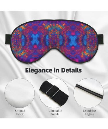 Buy Tie Dye Hippie Soft Sleep Eye Mask - Breathable Travel Eye Patch for Relaxation - Perfect for Women - Buy Online on SooperMarket.com