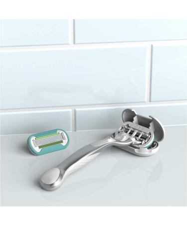 Gillette Extra Smooth Platinum Gift Set for Women - Razor Blades Case & Cosmetic Bag - Perfect Gift! - Buy Online on SooperMarket.com