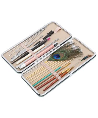 Ear Wax Removal Tool Set - 23 Piece Double Ended Ear Picks Stainless Steel Mint Green Ear Scoop - Ear Pick Sets - Buy Online on SooperMarket.com