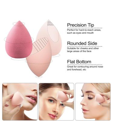 7 PCs Multi-Colored Makeup Sponge Set - Beauty Blenders & Mini Sponges for Flawless Foundation & Cream Application | International Shipping - Buy Online on SooperMarket.com