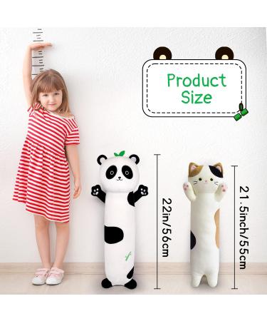 Yamepuia 56cm Panda Plush Pillow - Soft Stuffed Animal Body Pillow for Kids & Adults - Ideal Birthday Gift for Panda Lovers - Buy Online on SooperMarket.com
