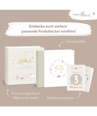 Mintkind Baby Album Your First Year of Life - Personalized A5 Baby Photo Album & Diary | Perfect Gift for Boys & Girls | Create Cherished Memories from 0 Months - Buy Online on SooperMarket.com